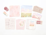 Landscape Flake Stickers - Rosy Cloud