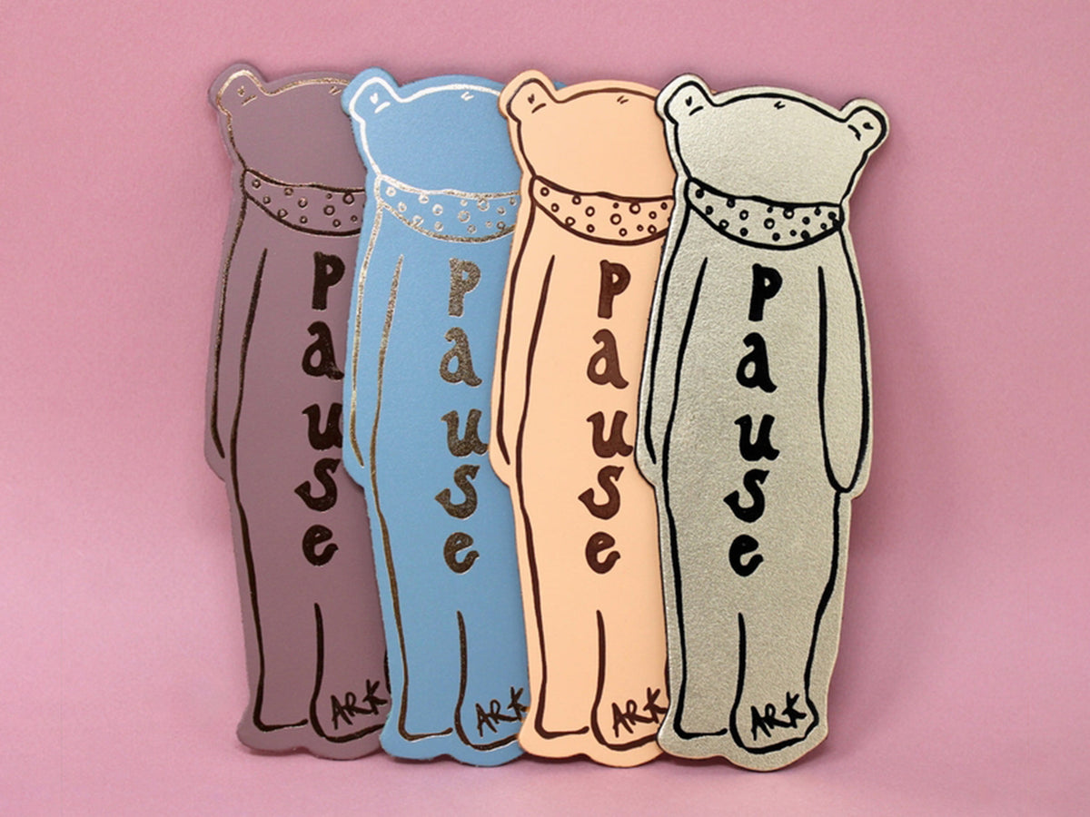 Leather Bear Bookmark