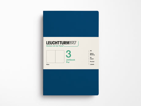 Leuchtturm 1917 Jottbook Pur Set of 3 - Indigo