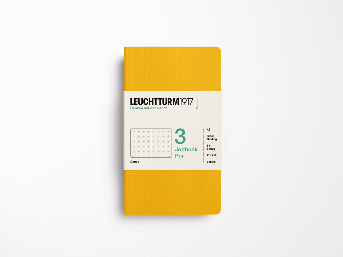 Leuchtturm 1917 Jottbook Pur Set of 3 - Sunflower