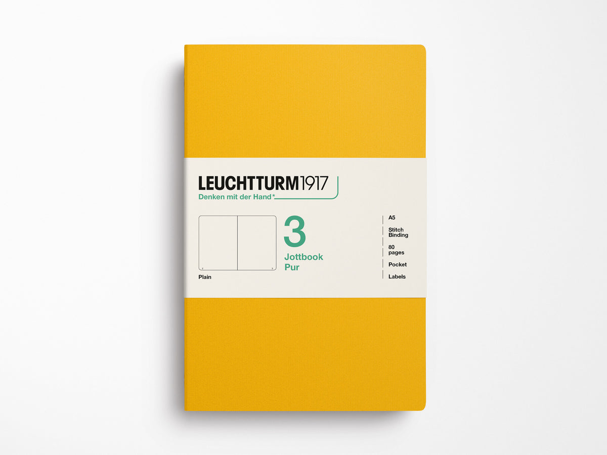 Leuchtturm 1917 Jottbook Pur Set of 3 - Sunflower