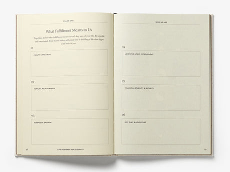 Life Designer For Couples Journal 100+ Relationship Prompts