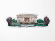 Lincoln Memorial Hand Drawn Sticker