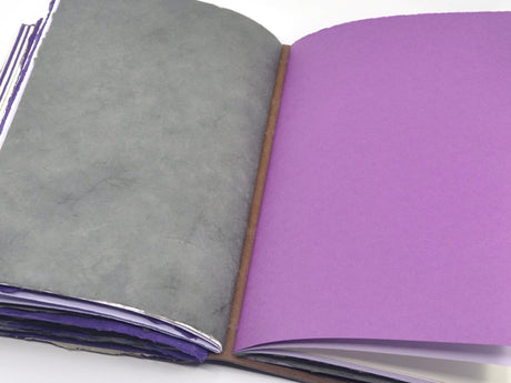Lotus Flower One of a Kind Leather Journal
