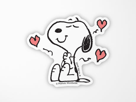 Lovestruck Snoopy Vinyl Sticker