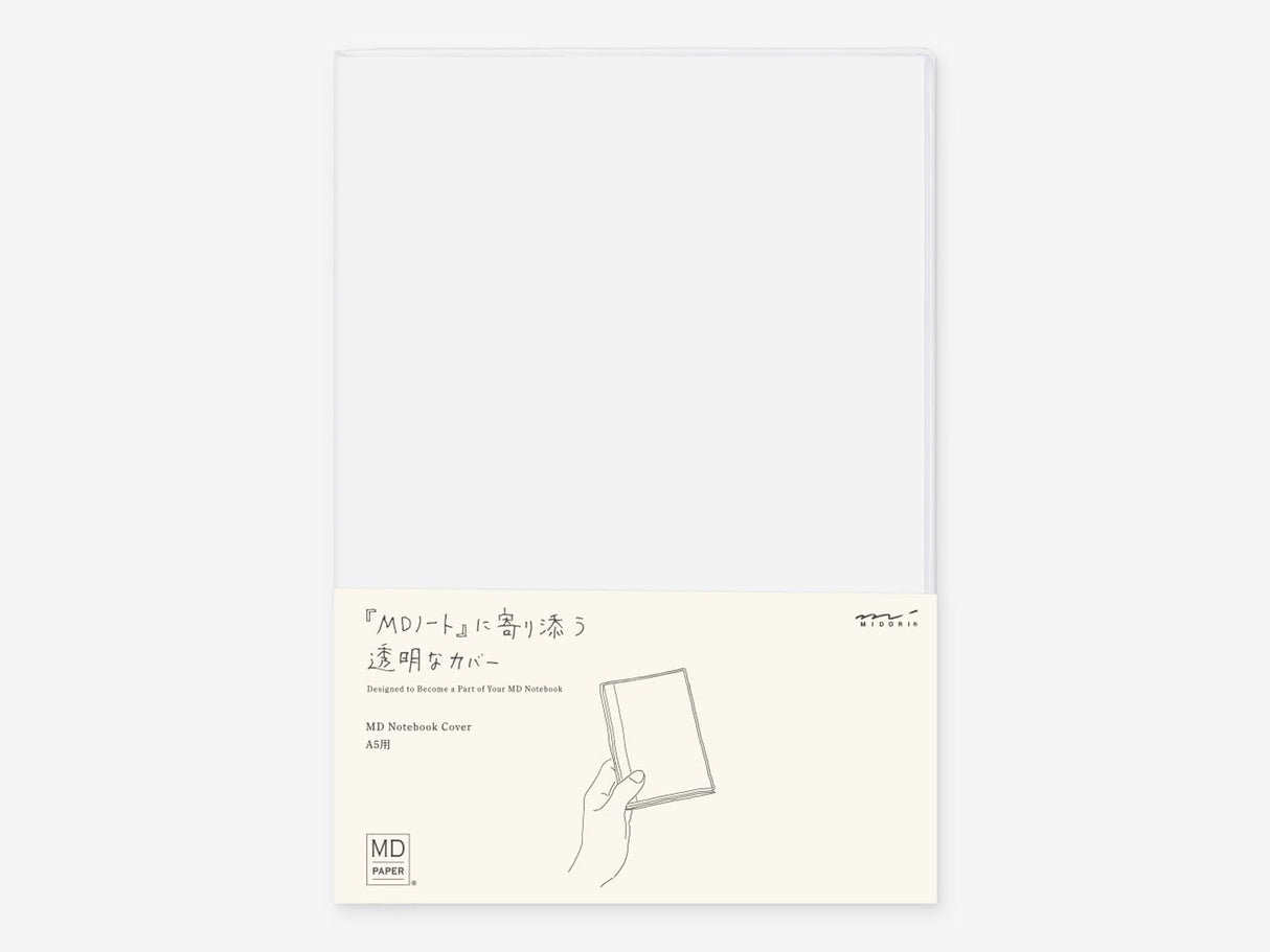 MD Notebook Cover A5 Clear A