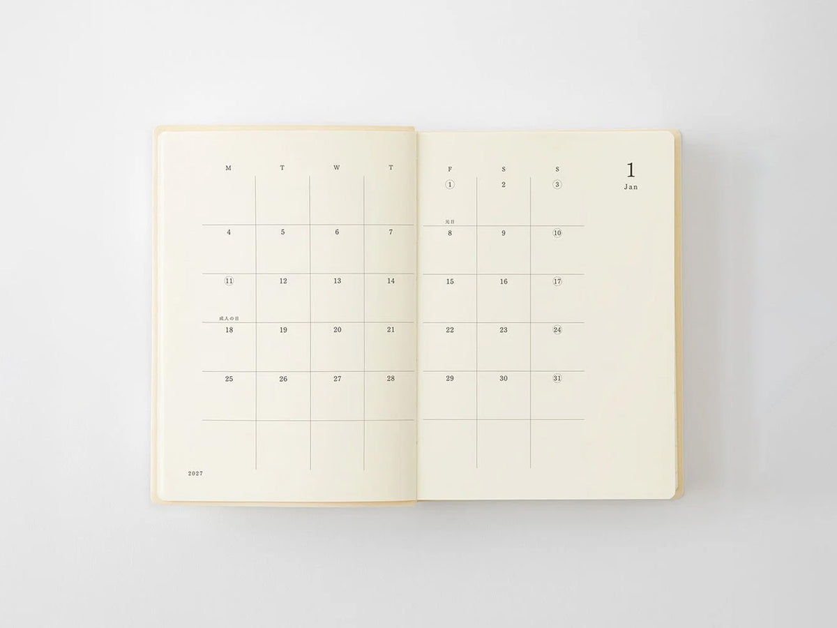 MD Notebook Diary 1 Day 1 Page 2027 - A6