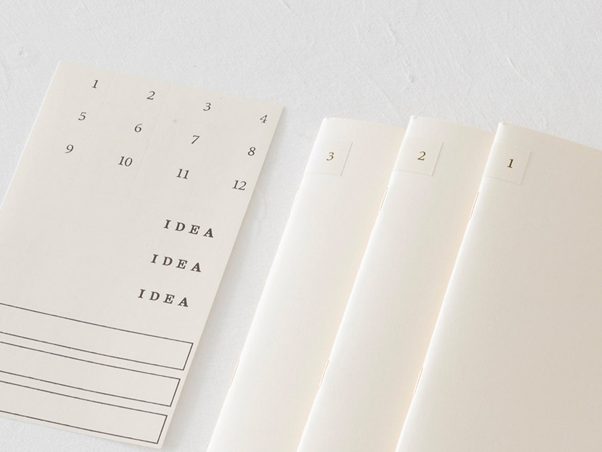 MD Notebook Light A4 Grid Set of 3*