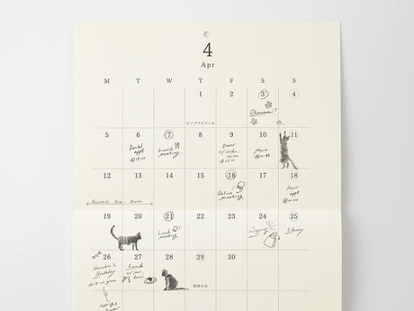 MD Wall Calendar 2027 Bi Folded A2