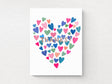 Many Hearts Thank You Greeting Cards Box of 6