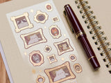 Meowster Piece Gold Foil Sticker Sheet