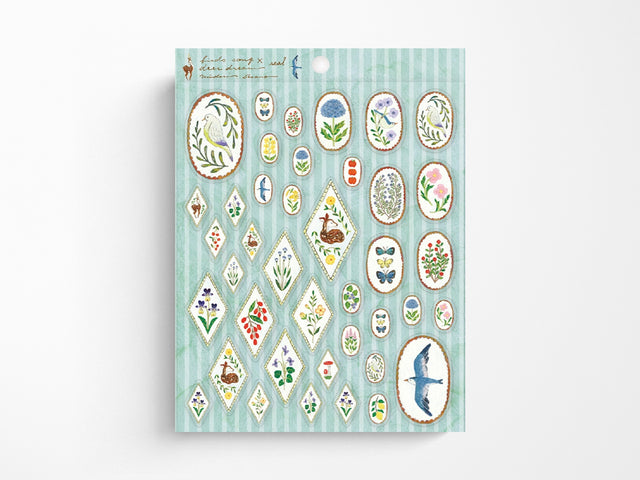 Midori Asano Sticker Sheet - Bird Song x Deer Dream
