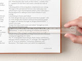 Midori Lens Magnifying Ruler - Clear