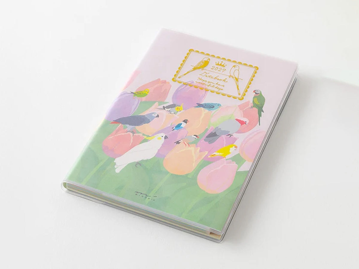 Midori Pocket Diary A6 Bird 2027