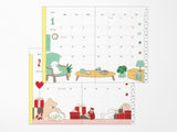 Midori Pocket Diary B6 Dog 2027