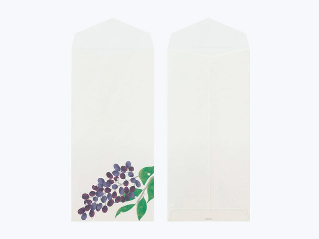 Midori Seasonal Envelopes - 001 Winter Fruit - Four Designs