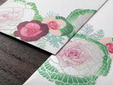 Midori Seasonal Envelopes - 005 Flowering Kale Wreath