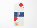 Midori Seasonal Envelopes - 018 Four Designs Poppy