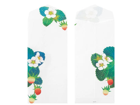 Midori Seasonal Envelopes - 020 Foil Stamping Strawberry