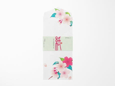 Midori Seasonal Envelopes - 022 Silk Printing Cherry Blossom