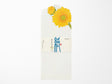 Midori Seasonal Envelopes - 026 Four Designs Sunflower