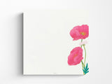 Midori Seasonal Letter Pad - 017 Poppy 4 Designs