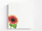 Midori Seasonal Letter Pad - 025 Four Designs Sunflower