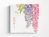 Midori Seasonal Letter Pad - 951 Silk Printing Wisteria