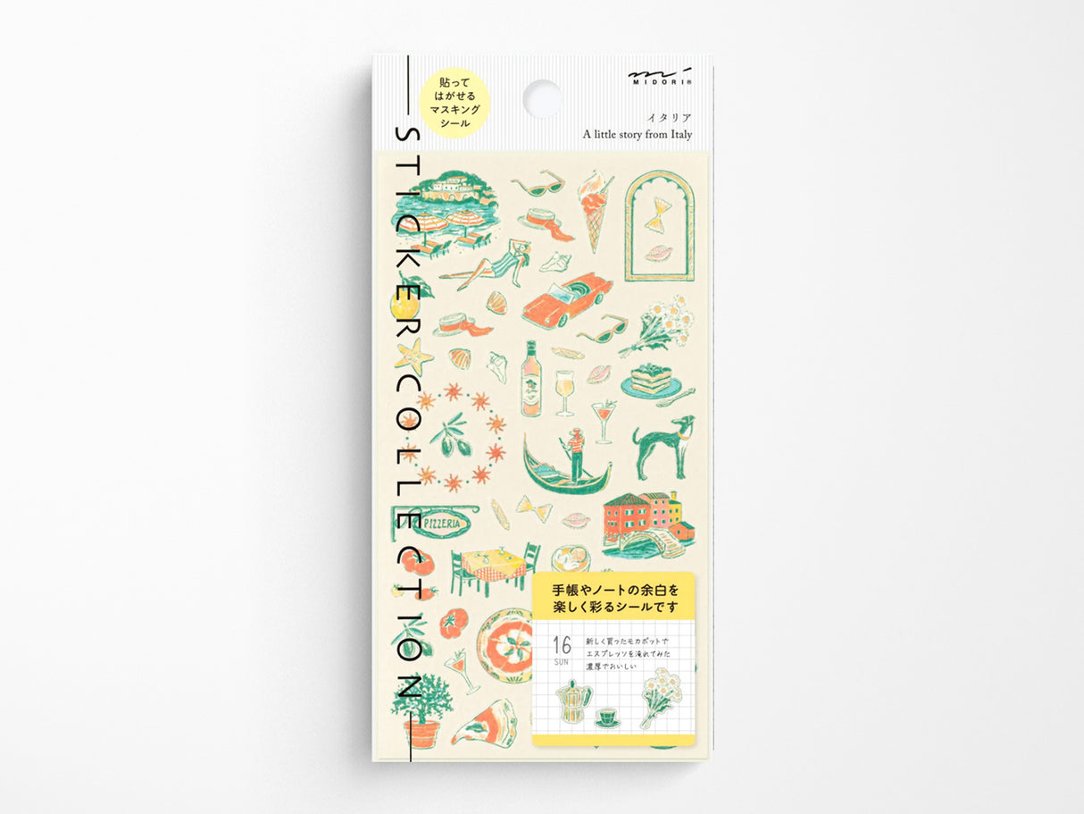Midori Stickers - Italian Motifs