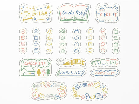 Midori Yuru Log Roll Sticker List