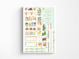 Midori Yuru Log Sticker 2 Sheets - Scandinavia