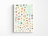 Midori Yuru Log Sticker Sheet - Motif
