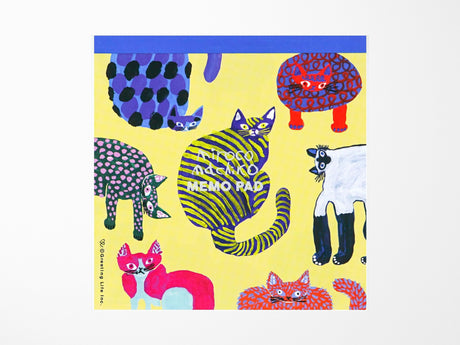 Miroco Machiko Square Memo Pad - Animal