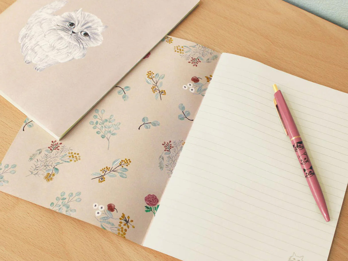 Miyuki Matsuo Cat Notebook - Rosette