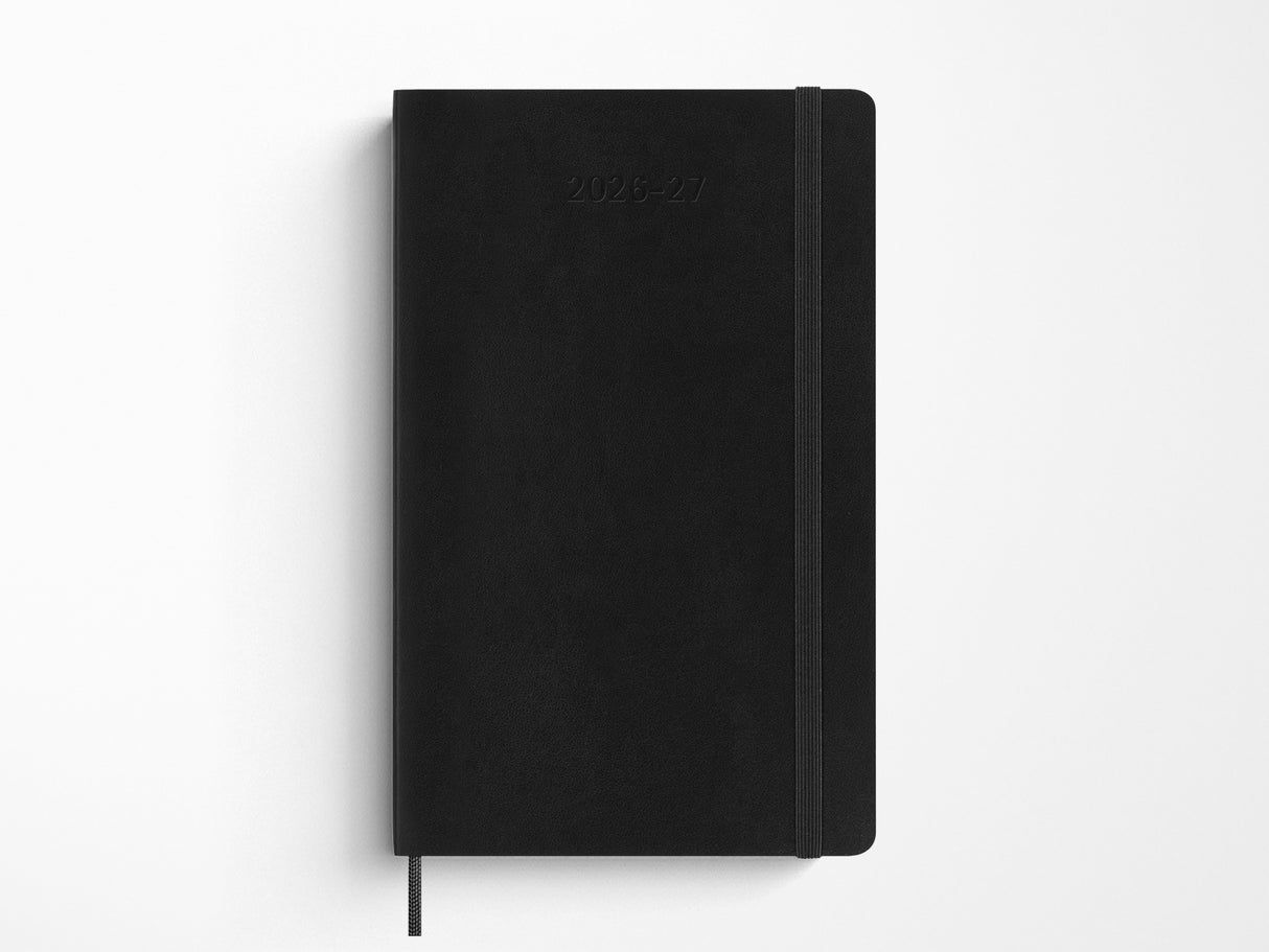 Moleskine 18 Month 2026-2027 Daily Planner - Black Hardcover
