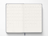 Moleskine 18 Month 2026-2027 Weekly Horizontal Planner - Black Hardcover