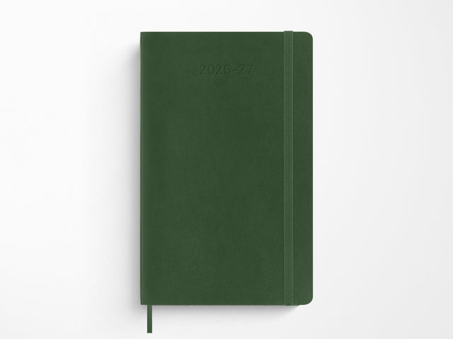 Moleskine 18 Month 2026-2027 Weekly Planner - Myrtle Green Soft Cover