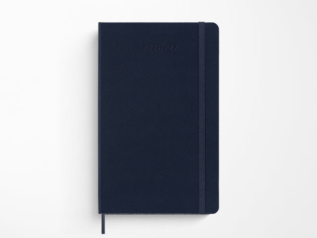 Moleskine 18 Month 2026-2027 Weekly Planner - Sapphire Blue Soft Cover