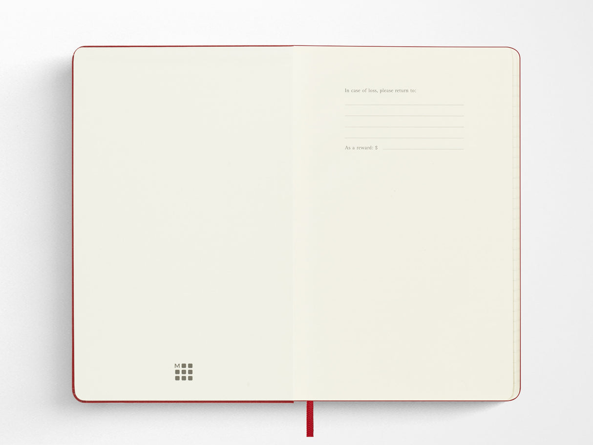 Moleskine 18 Month 2026-2027 Weekly Planner - Scarlet Red Hardcover