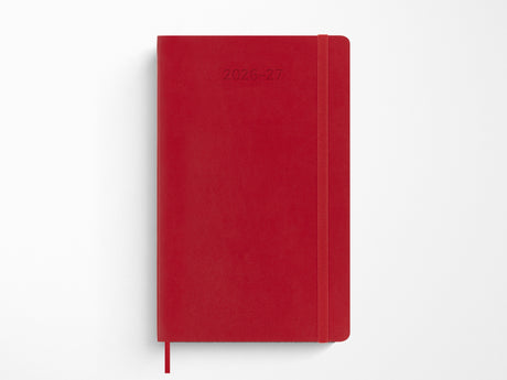 Moleskine 18 Month 2026-2027 Weekly Planner - Scarlet Red Hardcover