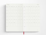 Moleskine 18 Month 2026-2027 Weekly Planner - Scarlet Red Soft Cover