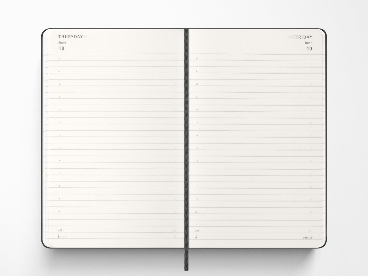 Moleskine 2027 Daily Planner - Black Hardcover