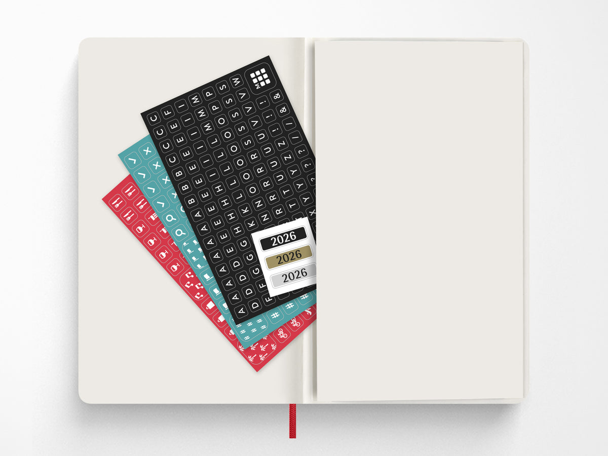 Moleskine 2027 Daily Planner - Scarlet Red Soft Cover