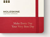 Moleskine 2027 Daily Planner - Scarlet Red Soft Cover