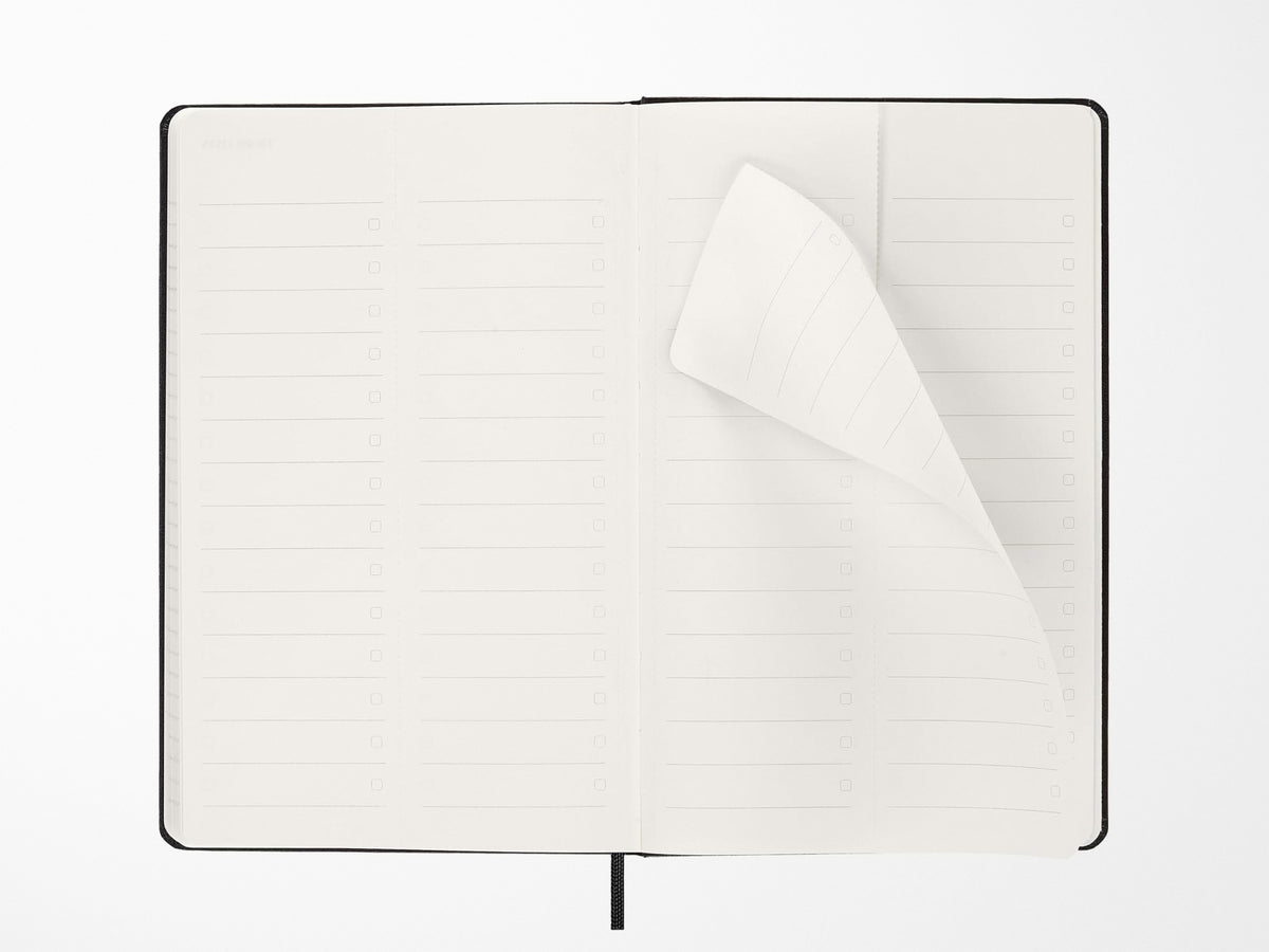 Moleskine 2027 Pro Weekly Vertical Planner - Black Hardcover
