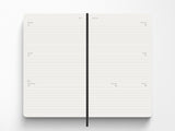 Moleskine 2027 Weekly Horizontal Planner - Black Hardcover