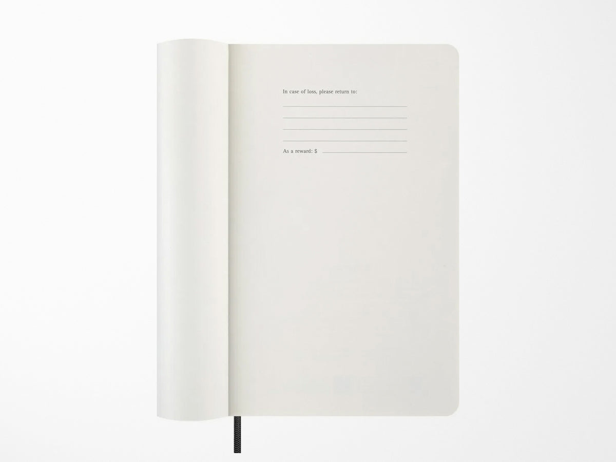 Moleskine 2027 Weekly Planner - Precious & Ethical Vegea - Black
