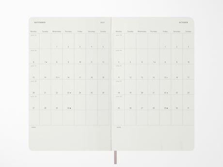 Moleskine 2027 Weekly Planner - Precious & Ethical Vegea - Sage Green