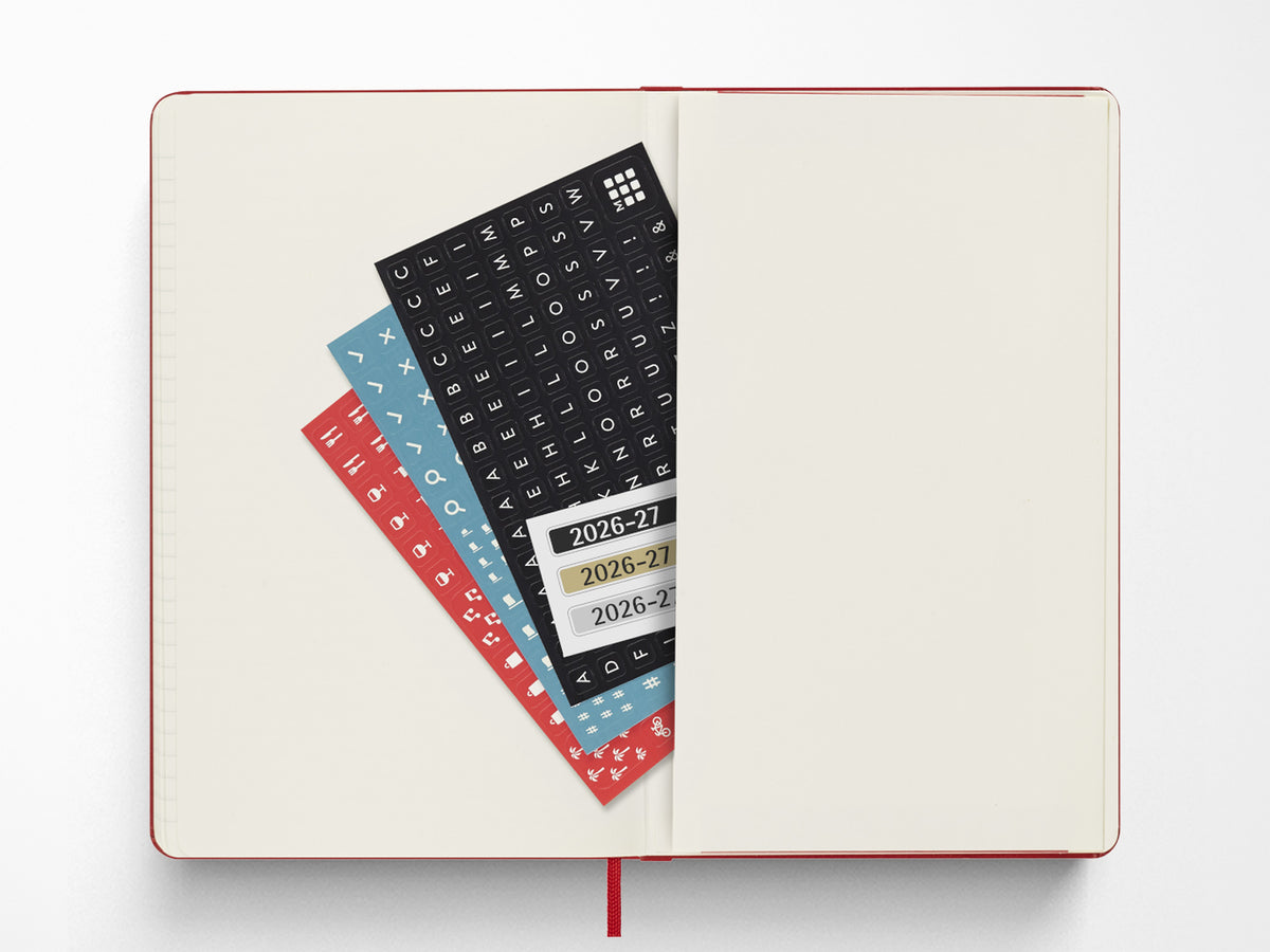 Moleskine 2027 Weekly Planner - Scarlet Red Hardcover