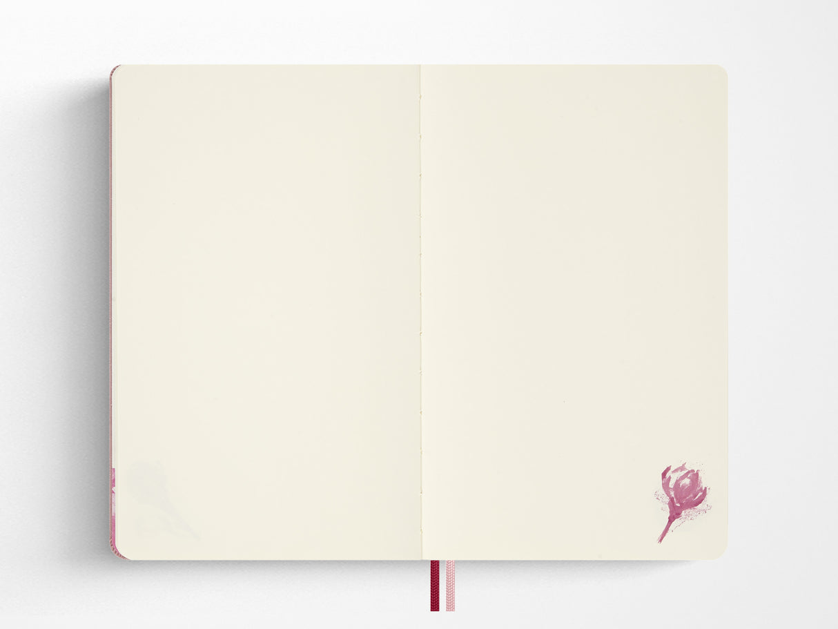 Moleskine Limited Edition Sakura 2026 Creative Set, Blossom Fabric Ruled/Blank Notebook